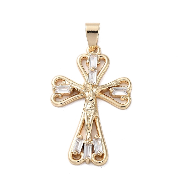 PandaHall Brass Micro Pave Cubic Zirconia Pendants, Cross, Real 18K Gold Plated, 33.5x21x5mm, Hole: 6.5x3.5mm Brass+Cubic Zirconia Cross..., Clear
PandaHall Brass Micro Pave Cubic Zirconia Pendants, Cross, Real 18K Gold Plated, 33.5x21x5mm, Hole: 6.5x3.5mm Brass+Cubic Zirconia Cross..., Clear