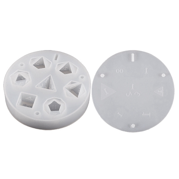 PandaHall DIY Polyhedral Game Dice Silicone Molds, Resin Casting Molds, for UV Resin, Epoxy Resin Craft Making, Ghost White, 102x21mm...
PandaHall DIY Polyhedral Game Dice Silicone Molds, Resin Casting Molds, for UV Resin, Epoxy Resin Craft Making, Ghost White, 102x21mm...