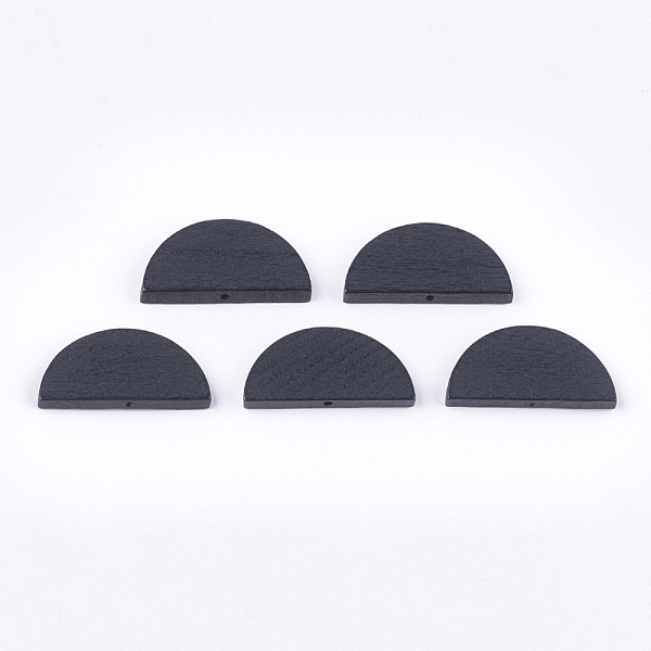PandaHall Painted Natural Wood Beads, Semicircle, Black, 15x30x4mm, Hole: 1.5mm Schima Wood Half Round Black
PandaHall Painted Natural Wood Beads, Semicircle, Black, 15x30x4mm, Hole: 1.5mm Schima Wood Half Round Black