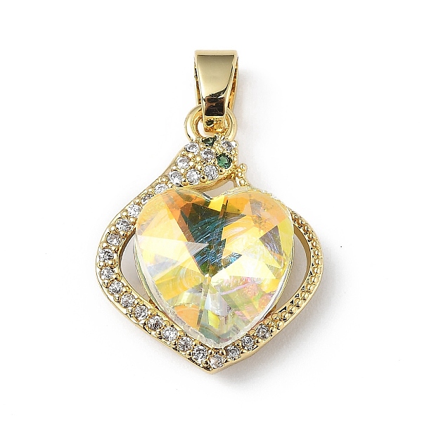 PandaHall Real 18K Gold Plated Rack Plating Brass Micro Pave Clear Cubic Zirconia Pendants, with Glass, Long-Lasting Plated, Cadmium Free &...
PandaHall Real 18K Gold Plated Rack Plating Brass Micro Pave Clear Cubic Zirconia Pendants, with Glass, Long-Lasting Plated, Cadmium Free &...