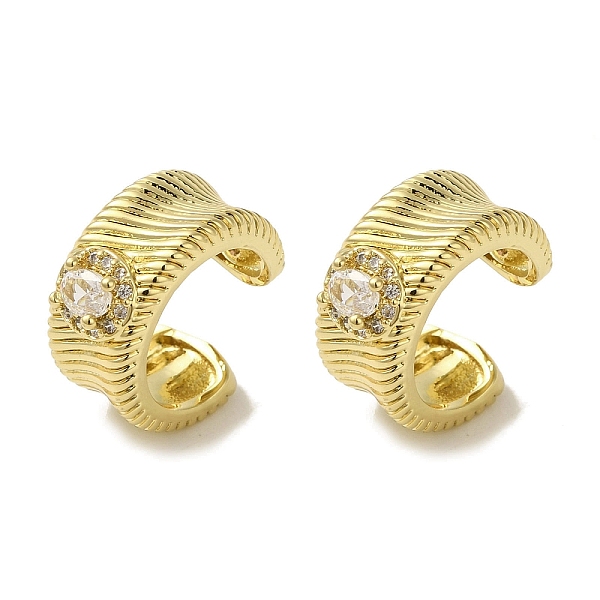 PandaHall Rack Plating Brass Pave Clear Cubic Zirconia Wavy Ring Cuff Earrings for Women, Cadmium Free & Lead Free, Long-Lasting Plated...
PandaHall Rack Plating Brass Pave Clear Cubic Zirconia Wavy Ring Cuff Earrings for Women, Cadmium Free & Lead Free, Long-Lasting Plated...