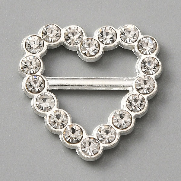 PandaHall Alloy Crystal Rhinestone Shoe Decoration, Tri Glide Slide Buckles, Heart Pattern, 17.5x17.5x2.5mm, Hole: 8x5.5mm &11x2mm..., Clear
PandaHall Alloy Crystal Rhinestone Shoe Decoration, Tri Glide Slide Buckles, Heart Pattern, 17.5x17.5x2.5mm, Hole: 8x5.5mm &11x2mm..., Clear