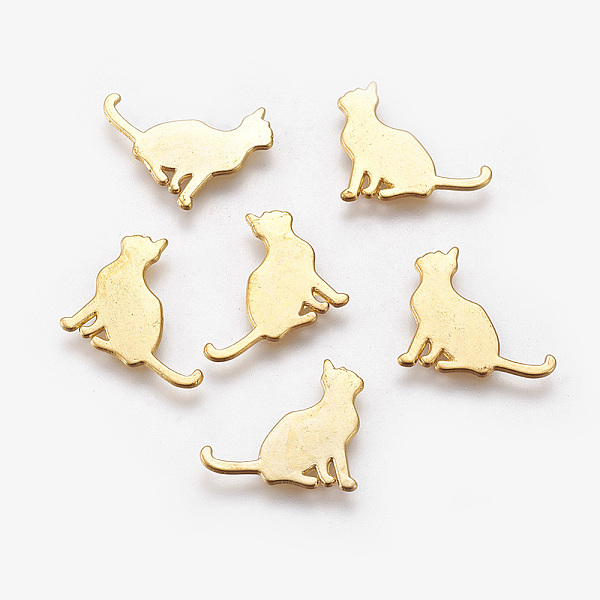 PandaHall Alloy Kitten Cabochons, For DIY UV Resin, Epoxy Resin, Pressed Flower Jewelry, Cat Silhouette, Golden, 15x18x1mm Alloy Cat Shape
PandaHall Alloy Kitten Cabochons, For DIY UV Resin, Epoxy Resin, Pressed Flower Jewelry, Cat Silhouette, Golden, 15x18x1mm Alloy Cat Shape