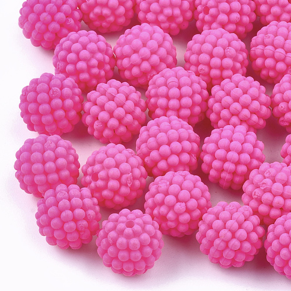 PandaHall Rubberized Style Acrylic Beads, Berry Beads, Combined Beads, Round, Fuchsia, 12x11.5mm, Hole: 1.6mm Acrylic Round Pink
PandaHall Rubberized Style Acrylic Beads, Berry Beads, Combined Beads, Round, Fuchsia, 12x11.5mm, Hole: 1.6mm Acrylic Round Pink