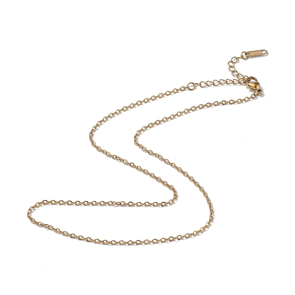 PandaHall Ion Plating(IP) 304 Stainless Steel Cable Chain Necklace for Men Women, Golden, 15.94 inch(40.5cm) 304 Stainless Steel
PandaHall Ion Plating(IP) 304 Stainless Steel Cable Chain Necklace for Men Women, Golden, 15.94 inch(40.5cm) 304 Stainless Steel