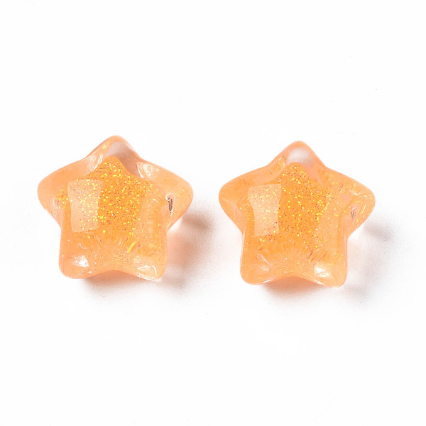 PandaHall Translucent Acrylic Cabochons, with Glitter Powder, Star, Orange, 15.5x16.5x11mm Acrylic Star Orange
PandaHall Translucent Acrylic Cabochons, with Glitter Powder, Star, Orange, 15.5x16.5x11mm Acrylic Star Orange