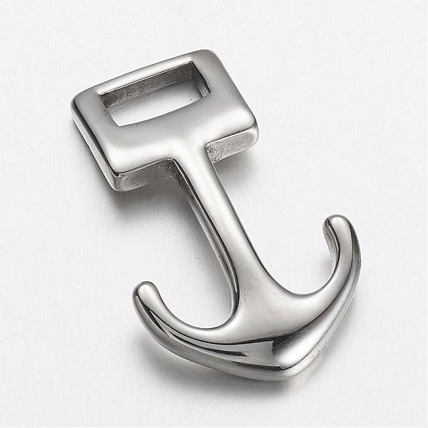 PandaHall 304 Stainless Steel Anchor Hook Clasps, For Leather Cord Bracelets Making, Stainless Steel Color, 31.5x19.5x4.5mm, Hole: 4.5x8.5mm...
PandaHall 304 Stainless Steel Anchor Hook Clasps, For Leather Cord Bracelets Making, Stainless Steel Color, 31.5x19.5x4.5mm, Hole: 4.5x8.5mm...