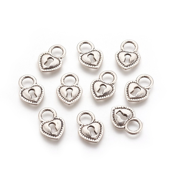 PandaHall Tibetan Style Alloy Pendants, Lead Free & Cadmium Free & Nickel Free, Antique Silver, Heart, Antique Silver, about 12mm wide...
PandaHall Tibetan Style Alloy Pendants, Lead Free & Cadmium Free & Nickel Free, Antique Silver, Heart, Antique Silver, about 12mm wide...