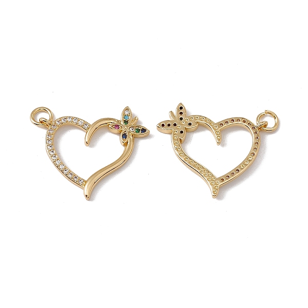 PandaHall Brass Micro Pave Colorful Cubic Zirconia Pendants, with Jump Ring, Cadmium Free & Nickel Free & Lead Free, Rack Plating, Heart...
PandaHall Brass Micro Pave Colorful Cubic Zirconia Pendants, with Jump Ring, Cadmium Free & Nickel Free & Lead Free, Rack Plating, Heart...