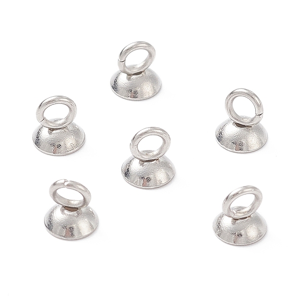 PandaHall 201 Stainless Steel Bead Cap Pendant Bails, for Globe Glass Bubble Cover Pendants, Stainless Steel Color, 5x5mm, Hole: 2mm 201...
PandaHall 201 Stainless Steel Bead Cap Pendant Bails, for Globe Glass Bubble Cover Pendants, Stainless Steel Color, 5x5mm, Hole: 2mm 201...