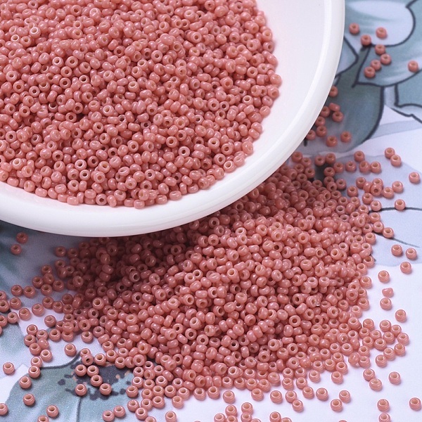 PandaHall MIYUKI Round Rocailles Beads, Japanese Seed Beads, 11/0, (RR4464) Duracoat Dyed Opaque Light Watermelon, 2x1.3mm, Hole: 0.8mm..., Red
PandaHall MIYUKI Round Rocailles Beads, Japanese Seed Beads, 11/0, (RR4464) Duracoat Dyed Opaque Light Watermelon, 2x1.3mm, Hole: 0.8mm..., Red