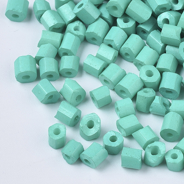 PandaHall 6/0 Two Cut Glass Seed Beads, Hexagon, Baking Paint, Medium Turquoise, 3.5~5x3.5~4mm, Hole: 1mm, about 4500pcs/bag Glass Cyan
PandaHall 6/0 Two Cut Glass Seed Beads, Hexagon, Baking Paint, Medium Turquoise, 3.5~5x3.5~4mm, Hole: 1mm, about 4500pcs/bag Glass Cyan