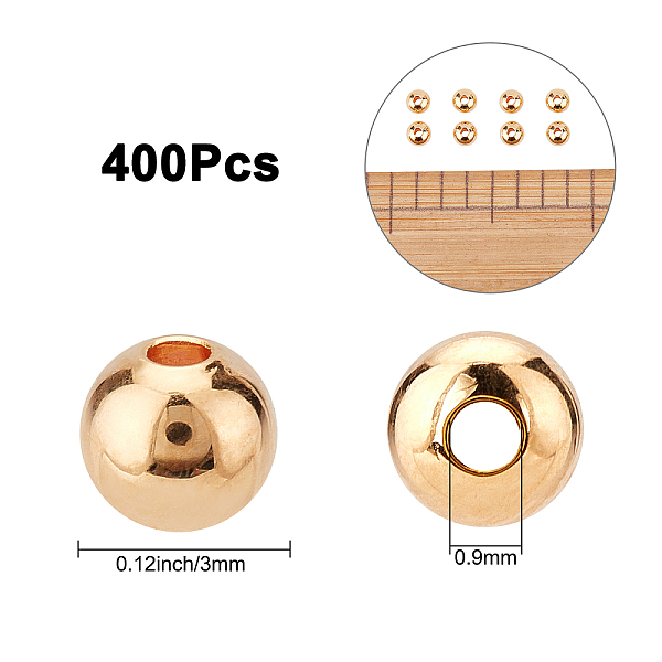 PandaHall CREATCABIN 1 Box 400pcs 18k Gold Plated Round Spacer Bead 3mm for Jewelry Making Brass Golden Beads for Bracelet Necklace Earring...
PandaHall CREATCABIN 1 Box 400pcs 18k Gold Plated Round Spacer Bead 3mm for Jewelry Making Brass Golden Beads for Bracelet Necklace Earring...