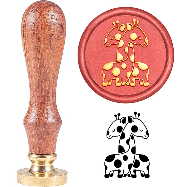 PandaHall SUPERDANT Wax Seal Stamp Valentine Theme Snuggled Giraffe Pattern Seal Stamp with 3cm Replaceable Brass Head Wooden Handle for...
PandaHall SUPERDANT Wax Seal Stamp Valentine Theme Snuggled Giraffe Pattern Seal Stamp with 3cm Replaceable Brass Head Wooden Handle for...