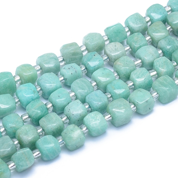 PandaHall Natural Amazonite Beads Strands, Faceted, Cube, 7.5~9x7.5~9x7.5~9mm, Hole: 0.8mm, about 37pcs/strand, 15.35 inch(39cm) Amazonite... 
PandaHall Natural Amazonite Beads Strands, Faceted, Cube, 7.5~9x7.5~9x7.5~9mm, Hole: 0.8mm, about 37pcs/strand, 15.35 inch(39cm) Amazonite...