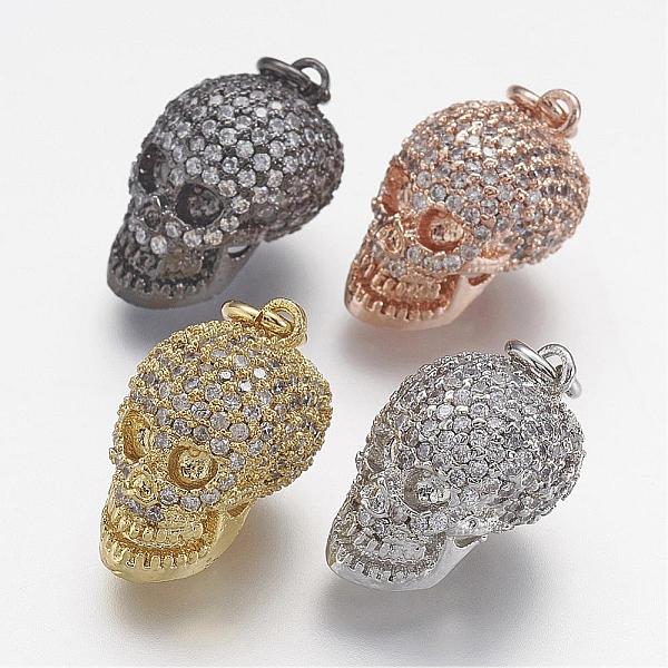 PandaHall Brass Micro Pave Cubic Zirconia Charms, Skull, Mixed Color, 10x11x15.5mm, Hole: 3mm Brass+Cubic Zirconia Skull Multicolor
PandaHall Brass Micro Pave Cubic Zirconia Charms, Skull, Mixed Color, 10x11x15.5mm, Hole: 3mm Brass+Cubic Zirconia Skull Multicolor