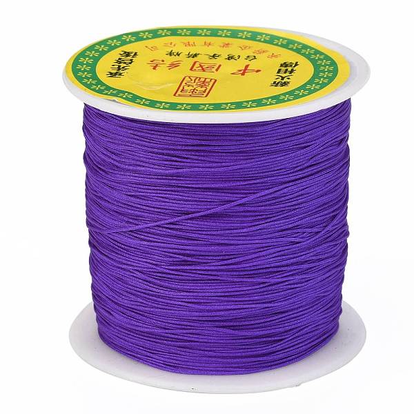 PandaHall Braided Nylon Thread, Chinese Knotting Cord Beading Cord for Beading Jewelry Making, Dark Violet, 0.5mm, about 150yards/roll Nylon..., Purple
PandaHall Braided Nylon Thread, Chinese Knotting Cord Beading Cord for Beading Jewelry Making, Dark Violet, 0.5mm, about 150yards/roll Nylon..., Purple