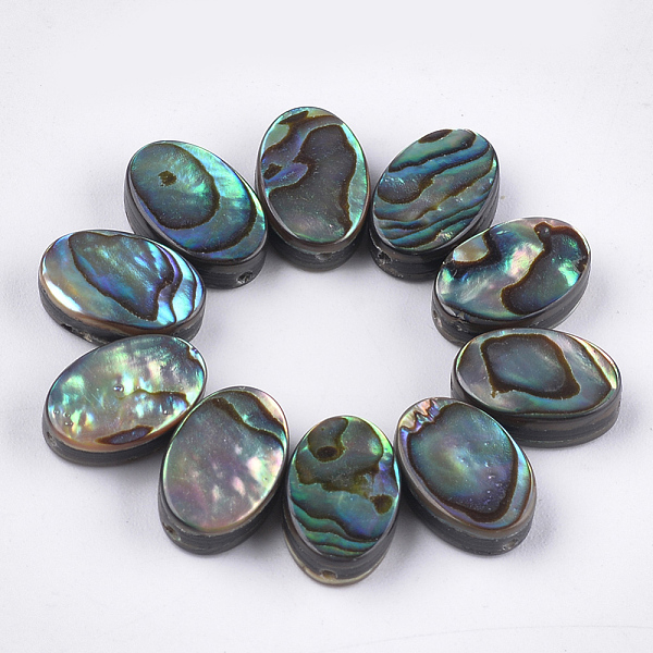 PandaHall Abalone Shell/Paua Shell Beads, Oval, Green, 12x8x3.5~4mm, Hole: 1mm Paua Shell Oval Green
PandaHall Abalone Shell/Paua Shell Beads, Oval, Green, 12x8x3.5~4mm, Hole: 1mm Paua Shell Oval Green