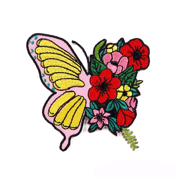 PandaHall Appliques, Embroidery Iron on Cloth Patches, Sewing Craft Decoration, Butterfly, 73x70mm Fibre Butterfly
PandaHall Appliques, Embroidery Iron on Cloth Patches, Sewing Craft Decoration, Butterfly, 73x70mm Fibre Butterfly