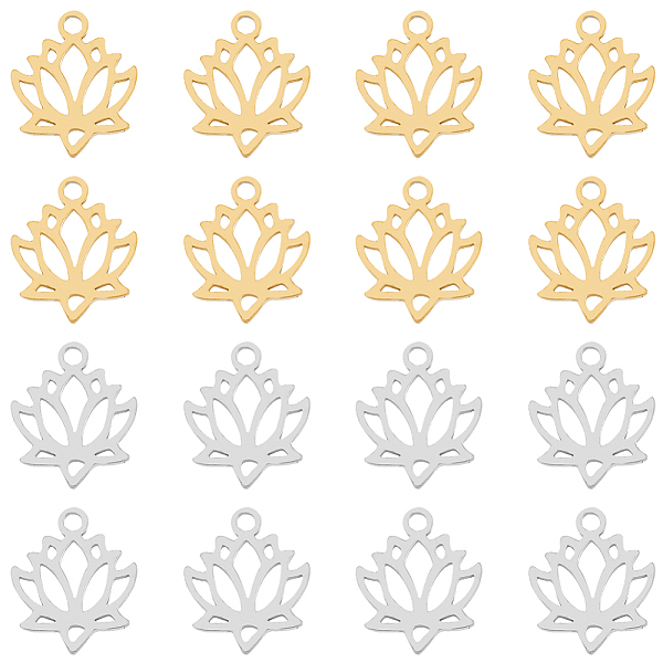 PandaHall DICOSMETIC 16Pcs 2 Colors Lotus Pendant Charms Stainless Steel Yoga Style Lotus Mandala Flower Pendants Gold Color Hollow Charms...
PandaHall DICOSMETIC 16Pcs 2 Colors Lotus Pendant Charms Stainless Steel Yoga Style Lotus Mandala Flower Pendants Gold Color Hollow Charms...