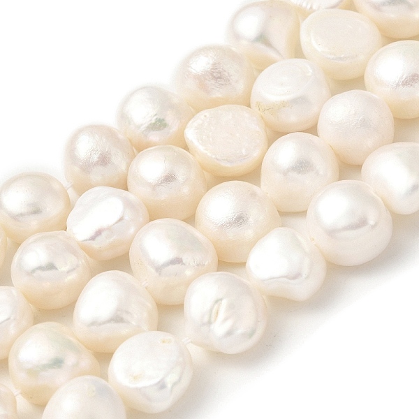 PandaHall Natural Cultured Freshwater Pearl Beads Strands, Two Sides Polished, Grade 3A+, Antique White, 11~12mm, Hole: 0.5mm, about...
PandaHall Natural Cultured Freshwater Pearl Beads Strands, Two Sides Polished, Grade 3A+, Antique White, 11~12mm, Hole: 0.5mm, about...
