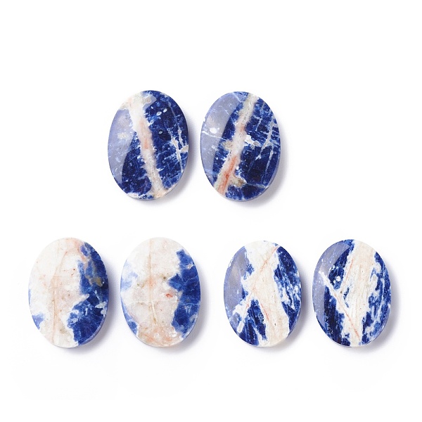 PandaHall Natural Sodalite Cabochons, Oval with Pattern, 25x18x4mm, about 2pcs/pair Sodalite Oval
PandaHall Natural Sodalite Cabochons, Oval with Pattern, 25x18x4mm, about 2pcs/pair Sodalite Oval