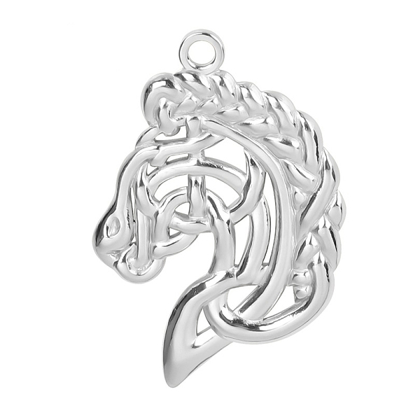 PandaHall 201 Stainless Steel Pendants, Horse Head Charms, Stainless Steel Color, 32x22x2mm, Hole: 2mm 201 Stainless Steel Horse
PandaHall 201 Stainless Steel Pendants, Horse Head Charms, Stainless Steel Color, 32x22x2mm, Hole: 2mm 201 Stainless Steel Horse