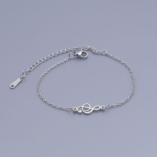 PandaHall 201 Stainless Steel Link Bracelets, with Lobster Claw Clasps, Treble Clef, Stainless Steel Color, 6-3/4 inch(17~17.1cm) 201...
PandaHall 201 Stainless Steel Link Bracelets, with Lobster Claw Clasps, Treble Clef, Stainless Steel Color, 6-3/4 inch(17~17.1cm) 201...