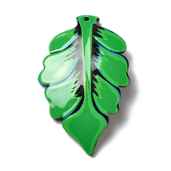 PandaHall Opaque Acrylic Pendants, Leaf Charm, Green, 56x35x2.5mm, Hole: 1.8mm Acrylic Leaf Green
PandaHall Opaque Acrylic Pendants, Leaf Charm, Green, 56x35x2.5mm, Hole: 1.8mm Acrylic Leaf Green