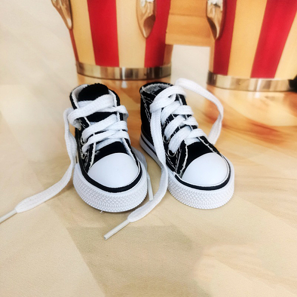 PandaHall Cloth Doll Canvas Shoes, Sneaker for BJD Dolls Accessories, Black, 55x29x40.5mm Cloth Shoes Black
PandaHall Cloth Doll Canvas Shoes, Sneaker for BJD Dolls Accessories, Black, 55x29x40.5mm Cloth Shoes Black