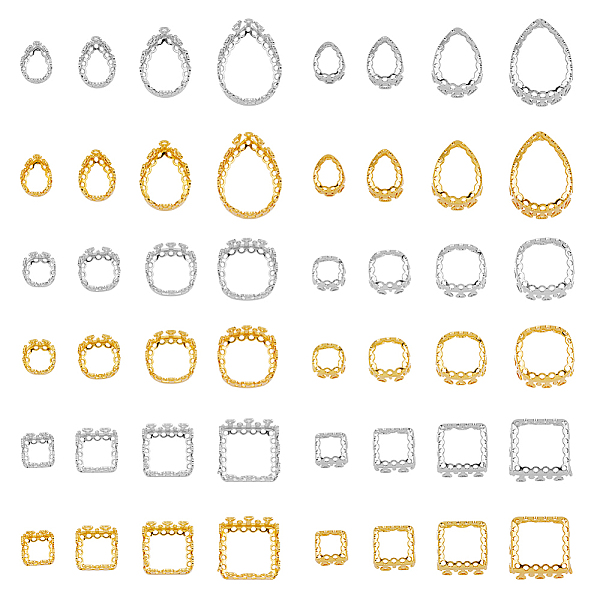 PandaHall SUPERFINDINGS 48Pcs 24 Style Brass Sew on Prong Settings, Filigree Open Back Claw Settings for Pointed Back Rhinestone, Mixed...
PandaHall SUPERFINDINGS 48Pcs 24 Style Brass Sew on Prong Settings, Filigree Open Back Claw Settings for Pointed Back Rhinestone, Mixed...