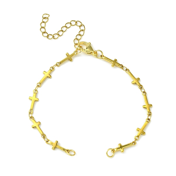 PandaHall 304 Stainless Steel Cross Link Chains Bracelet Making, with Lobster Claw Clasp & Chain Extender, Fit For Connector Charms, Golden...
PandaHall 304 Stainless Steel Cross Link Chains Bracelet Making, with Lobster Claw Clasp & Chain Extender, Fit For Connector Charms, Golden...