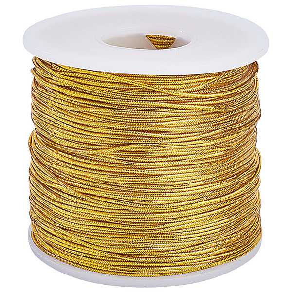 PandaHall Gorgecraft 1 Roll Round Polyester Elastic Cord, for Jewelry, Gift Packaging, Gold, 1mm, 110m/Roll Elastic Fibre Round Gold
PandaHall Gorgecraft 1 Roll Round Polyester Elastic Cord, for Jewelry, Gift Packaging, Gold, 1mm, 110m/Roll Elastic Fibre Round Gold