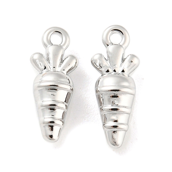 PandaHall Brass Charms, Carrot Charm, Real Platinum Plated, 10.5x4x3.5mm, Hole: 1mm Brass Carrot
PandaHall Brass Charms, Carrot Charm, Real Platinum Plated, 10.5x4x3.5mm, Hole: 1mm Brass Carrot