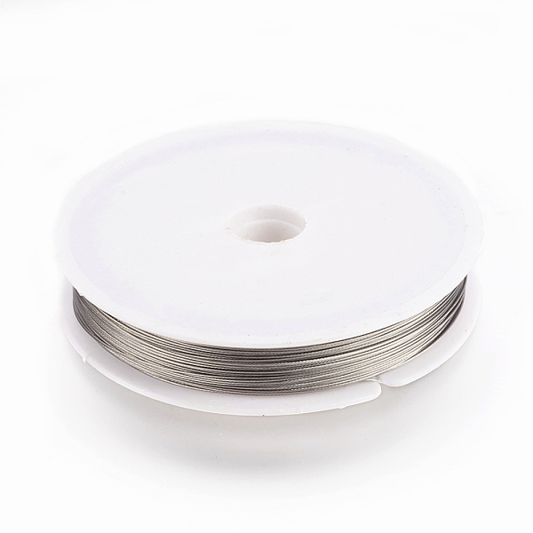 PandaHall Tiger Tail Wire, Nylon-coated Stainless Steel, Original Color(Raw), Raw, 24 Gauge, 0.5mm, about 164.04 Feet(50m)/roll Stainless..., Gray
PandaHall Tiger Tail Wire, Nylon-coated Stainless Steel, Original Color(Raw), Raw, 24 Gauge, 0.5mm, about 164.04 Feet(50m)/roll Stainless..., Gray