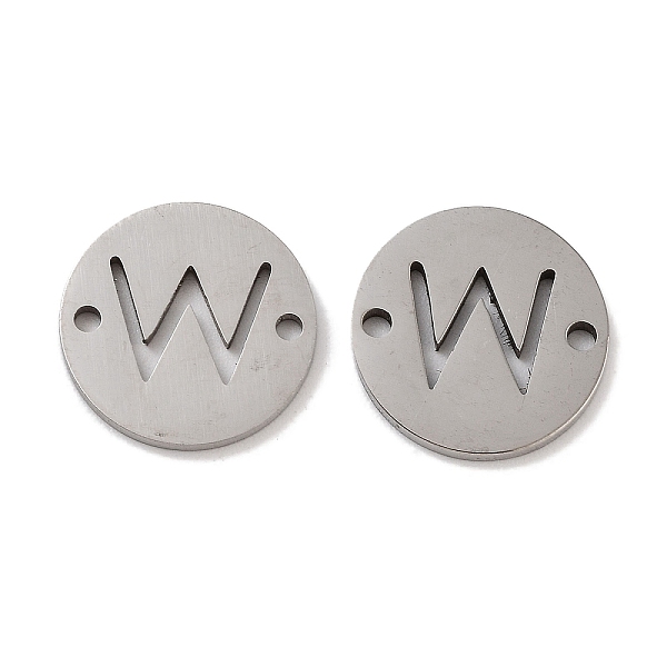 PandaHall 201 Stainless Steel Hollow Flat Round Links, Letter Connector Charms, Stainless Steel Color, Letter W, 12x1mm, Hole: 1.2mm 201...
PandaHall 201 Stainless Steel Hollow Flat Round Links, Letter Connector Charms, Stainless Steel Color, Letter W, 12x1mm, Hole: 1.2mm 201...