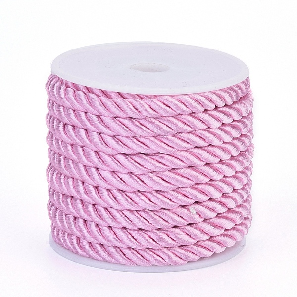 PandaHall Polyester Cord, Twisted Cord, Pearl Pink, 5mm, about 4.37 yards(4m)/roll Polyester Pink
PandaHall Polyester Cord, Twisted Cord, Pearl Pink, 5mm, about 4.37 yards(4m)/roll Polyester Pink