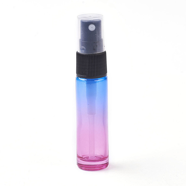 PandaHall 10ml Glass Gradient Color Refillable Spray Bottles, with PP Plastic Caps, Colorful, 9.6x2cm, Capacity: 10ml(0.34 fl. oz) Glass
PandaHall 10ml Glass Gradient Color Refillable Spray Bottles, with PP Plastic Caps, Colorful, 9.6x2cm, Capacity: 10ml(0.34 fl. oz) Glass