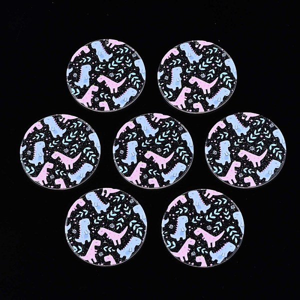 PandaHall Transparent Printed Acrylic Pendants, with Glitter Powder, Flat Round with Dinosaur, Pink, 38x2.5mm, Hole: 1.4mm Acrylic Flat...
PandaHall Transparent Printed Acrylic Pendants, with Glitter Powder, Flat Round with Dinosaur, Pink, 38x2.5mm, Hole: 1.4mm Acrylic Flat...