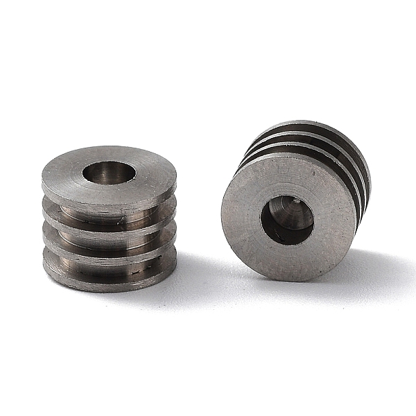 PandaHall 303 Stainless Steel Beads, Half Drilled, Grooved Column, Stainless Steel Color, 9x6mm, Hole: 2.5mm 303 Stainless Steel Column
PandaHall 303 Stainless Steel Beads, Half Drilled, Grooved Column, Stainless Steel Color, 9x6mm, Hole: 2.5mm 303 Stainless Steel Column