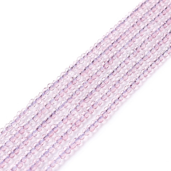 PandaHall Transparent Glass Beads Strands, Faceted, Round, Thistle, 2mm, Hole: 0.6mm, about 182~201pcs/strand, 14.57~15.24 inch((37~38.7cm)..., Purple
PandaHall Transparent Glass Beads Strands, Faceted, Round, Thistle, 2mm, Hole: 0.6mm, about 182~201pcs/strand, 14.57~15.24 inch((37~38.7cm)..., Purple