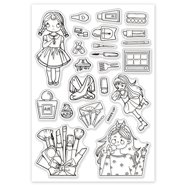 PandaHall GLOBLELAND Fashion Girl Themed Rubber Stamps Acrylic Stamps Silicone Clear Stamps Chic Style for Scrapbooking Photo Card Album...
PandaHall GLOBLELAND Fashion Girl Themed Rubber Stamps Acrylic Stamps Silicone Clear Stamps Chic Style for Scrapbooking Photo Card Album...