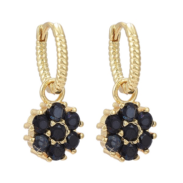 PandaHall Brass Micro Pave Cubic Zirconia Huggie Hoop Earrings, Long-Lasting Plated, Flower, Black, Real 18K Gold Plated, 24mm, Pin: 0.8mm...
PandaHall Brass Micro Pave Cubic Zirconia Huggie Hoop Earrings, Long-Lasting Plated, Flower, Black, Real 18K Gold Plated, 24mm, Pin: 0.8mm...