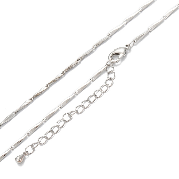 PandaHall Brass Bar Link Chain Necklaces, Long-Lasting Plated, Real Platinum Plated, 15.94 inch(40.5cm) Brass
PandaHall Brass Bar Link Chain Necklaces, Long-Lasting Plated, Real Platinum Plated, 15.94 inch(40.5cm) Brass