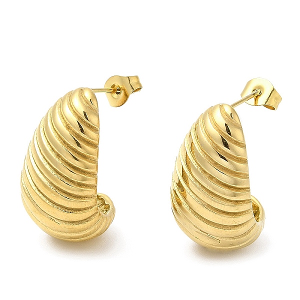 PandaHall Ion Plating(IP) 304 Stainless Steel Croissant Stud Earrings, Real 18K Gold Plated, 23x13mm 304 Stainless Steel Food
PandaHall Ion Plating(IP) 304 Stainless Steel Croissant Stud Earrings, Real 18K Gold Plated, 23x13mm 304 Stainless Steel Food