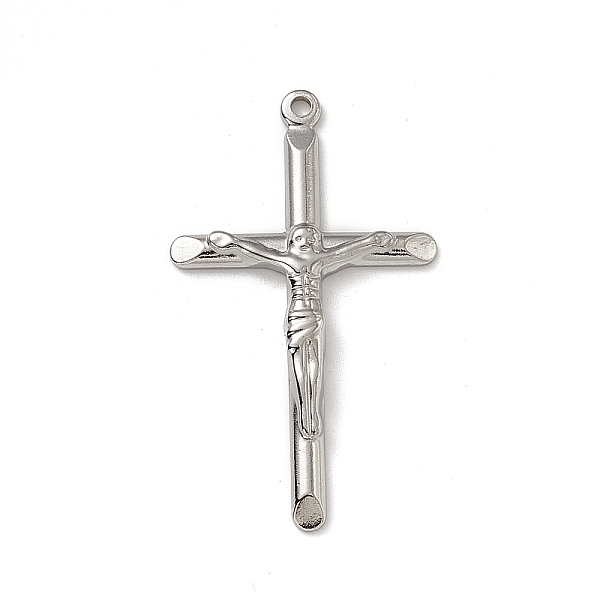 PandaHall 201 Stainless Steel Pendants, Crucifix Cross Charm, Stainless Steel Color, 44x26x3.5mm, Hole: 1.8mm 201 Stainless Steel Cross
PandaHall 201 Stainless Steel Pendants, Crucifix Cross Charm, Stainless Steel Color, 44x26x3.5mm, Hole: 1.8mm 201 Stainless Steel Cross