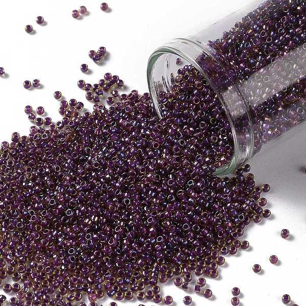 PandaHall TOHO Round Seed Beads, Japanese Seed Beads, (927) Mauve Lined Light Topaz, 15/0, 1.5mm, Hole: 0.7mm, about 15000pcs/50g Glass..., Brown
PandaHall TOHO Round Seed Beads, Japanese Seed Beads, (927) Mauve Lined Light Topaz, 15/0, 1.5mm, Hole: 0.7mm, about 15000pcs/50g Glass..., Brown