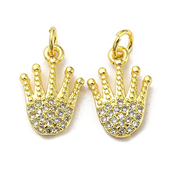 PandaHall Real 18K Gold Plated Brass Pendants, with Clear Cubic Zirconia and Jump Ring, Crown, 15.5x10.5x2.5mm, Hole: 3mm Brass+Cubic...
PandaHall Real 18K Gold Plated Brass Pendants, with Clear Cubic Zirconia and Jump Ring, Crown, 15.5x10.5x2.5mm, Hole: 3mm Brass+Cubic...