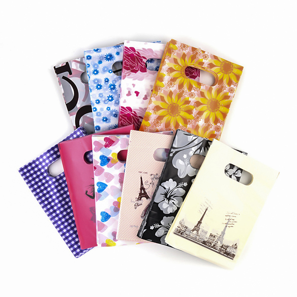 PandaHall Printed Plastic Bags, Rectangle, Mixed Color, 18x13cm Plastic Multicolor
PandaHall Printed Plastic Bags, Rectangle, Mixed Color, 18x13cm Plastic Multicolor