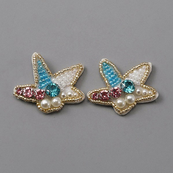 PandaHall Handmade Ornament Accessories, Plastic Beaded Appliques, with Rhinestone, for DIY Clothes, Bag, Shoes Decoration, Starfish...
PandaHall Handmade Ornament Accessories, Plastic Beaded Appliques, with Rhinestone, for DIY Clothes, Bag, Shoes Decoration, Starfish...